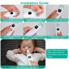 Rechargeable Baby Nose Cleaner with Soothing Music Mucus Snot Booger Cleaner Anti-Backflow for Baby Infant 3 Intensity